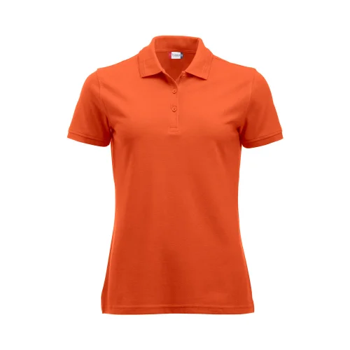 Polo con Botones para Mujer Ref 28251 - Naranja Rojizo