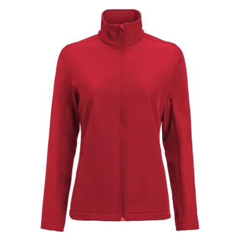 CHAQUETA softshell ecológica para mujer VALLEY ref 2121054 - Rojo