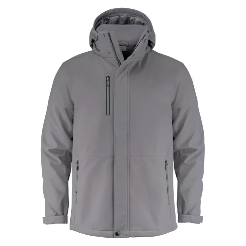 Chaqueta Softshell con Capucha Desmontable y Reflectante REF 2261069 - Gris Acero