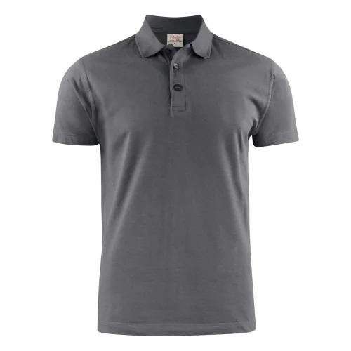 Polo de manga Corta con Aberturas Laterales Ref 2265016 - Gris Acero