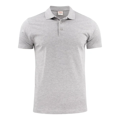 Polo de manga Corta con Aberturas Laterales Ref 2265016 - Gris Marengo