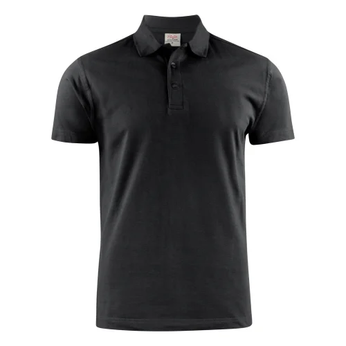 Polo de manga Corta con Aberturas Laterales Ref 2265016 - Negro