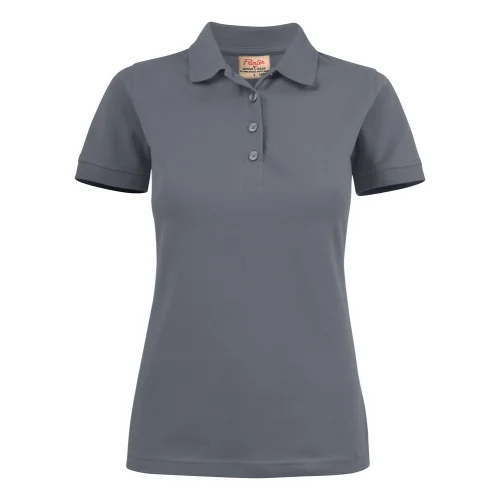 Polo para Mujer con Aberturas Laterales REF 2265021 - Gris Acero