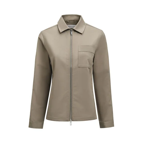 Chaqueta Overshirt Mujer Confortable y Sostenible ref 2962203 - Nogal
