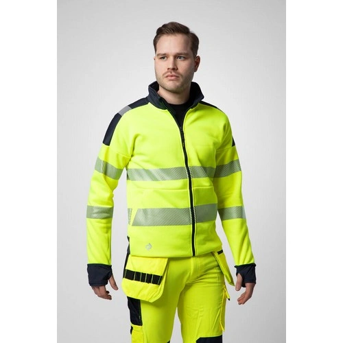 COMPRAR CAMISETA DE ENTRENAMIENTO 6109 SUDADERA FULL ZIP HV CLASE 3/2 REF 646109 CLIQUE