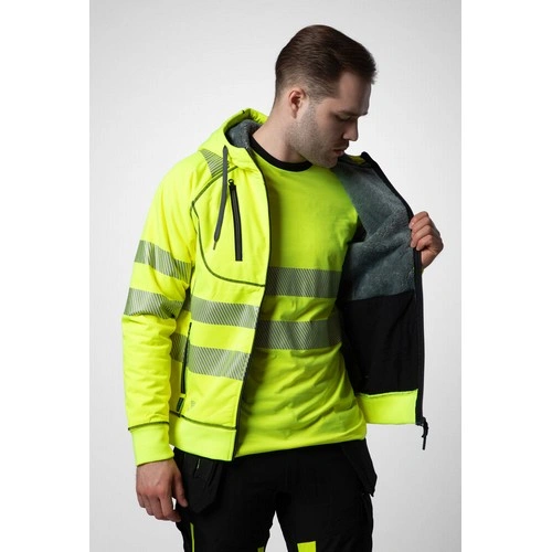 COMPRAR SUDADERA 6130 CHAQUETA CAPUCHA HV 3/2 REF 646130 CLIQUE