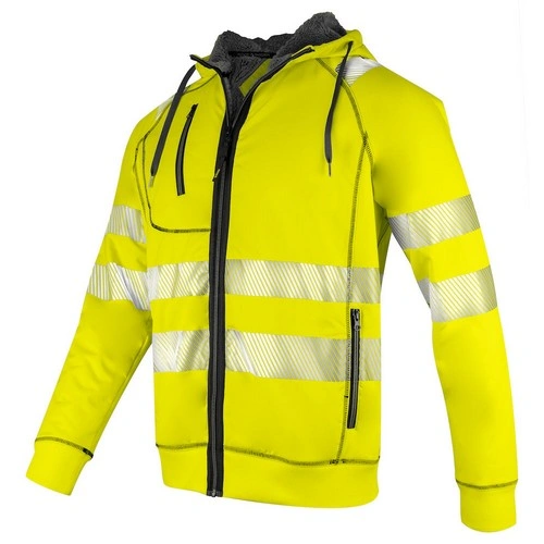 COMPRAR SUDADERA 6130 CHAQUETA CAPUCHA HV 3/2 REF 646130 CLIQUE