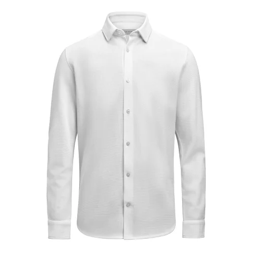 Camisa de punto waffle hombre James Harvest Hicksville Ref 2113043 - Blanco