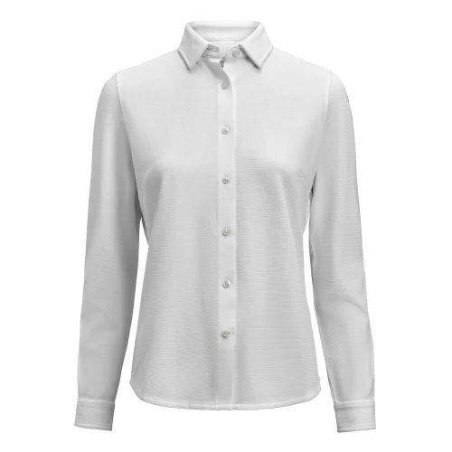 Camisa de punto waffle mujer James Harvest Hicksville Ref 2123034 - Blanco