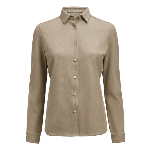 Camisa de punto waffle mujer James Harvest Hicksville Ref 2123034 - Khaki