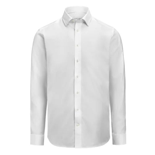 Camisa de vestir elástica entallada hombre J. Harvest & Frost Green Bow 02 Ref 2900202 - Blanco