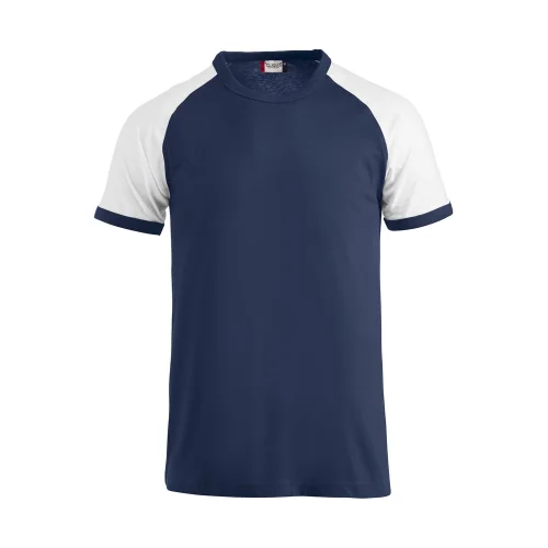 Camiseta Raglan Unisex con Mangas en Contraste REF 29326 - Azul Blanco