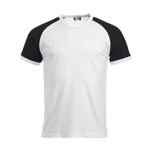 Camiseta Raglan Unisex con Mangas en Contraste REF 29326 - Negro