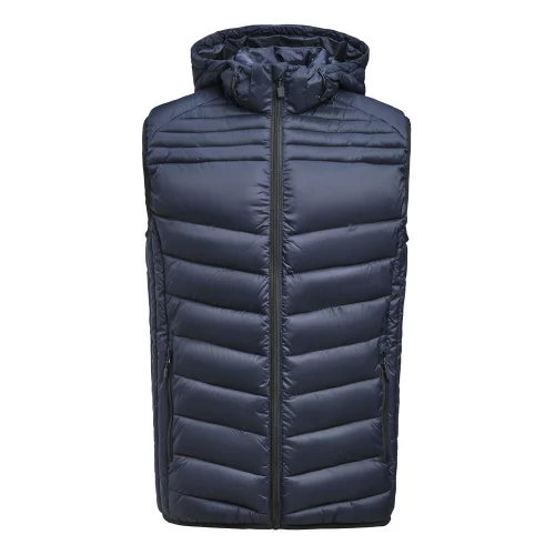 Chaleco acolchado con capucha desmontable hombre Printer Base Ref 2261081 - Marino