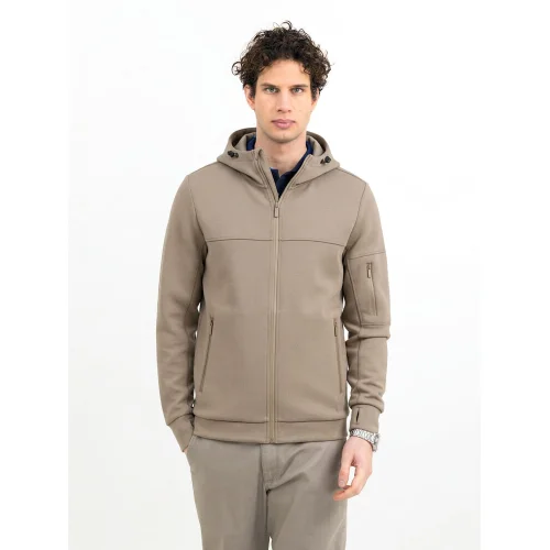 Chaqueta segunda capa con capucha hombre James Harvest Montana Ref 2132030 - Nogal