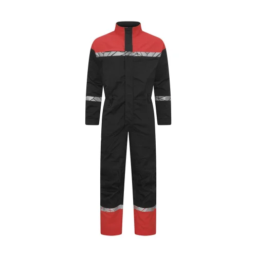 Mono de trabajo con cremallera bidireccional Projob 7601 Ref 647601 - Negro Rojo