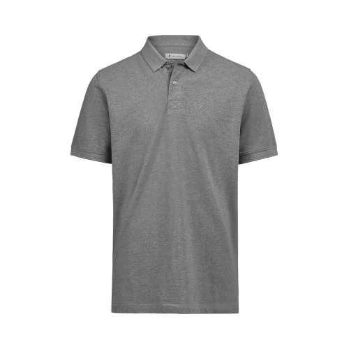 Polo piqué de algodón orgánico hombre James Harvest Supreme Classic Ref 2115005 - Gris Marengo