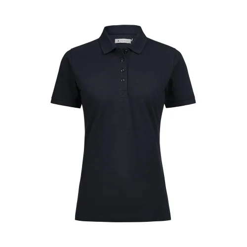 Polo piqué de algodón orgánico mujer James Harvest Supreme Classic Ref 2125041 - Marino