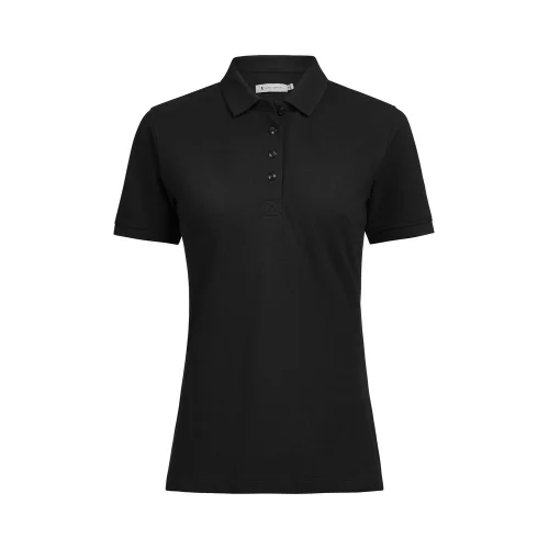 Polo piqué de algodón orgánico mujer James Harvest Supreme Classic Ref 2125041 - Negro