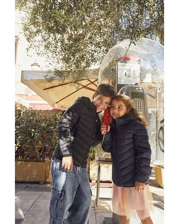 Chaqueta juvenil ligera con capucha desmontable ref 200905