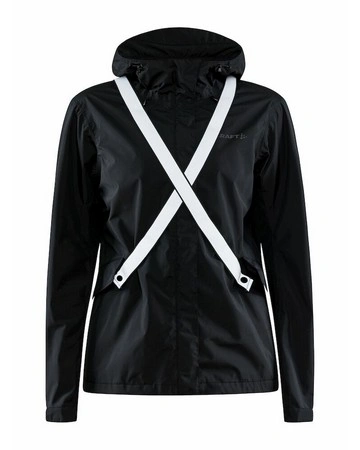 Chaqueta impermeable cortavientos con capucha mujer ref 1911428