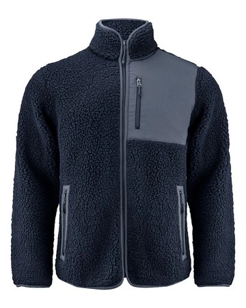 Chaqueta de lana bicolor con bolsillo cremallera ref 2111500