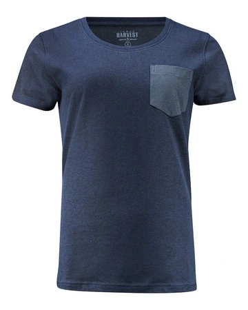 Camiseta para mujer cuello redondo y bolsillo frontal ref 2124009