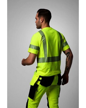 Camiseta alta visibilidad con reflectantes ref 646013