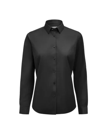 Camisa de vestir elástica mujer j. harvest & frost green bow 02