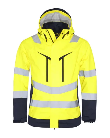 Chaqueta impermeable de alta visibilidad clase 3 projob 6455