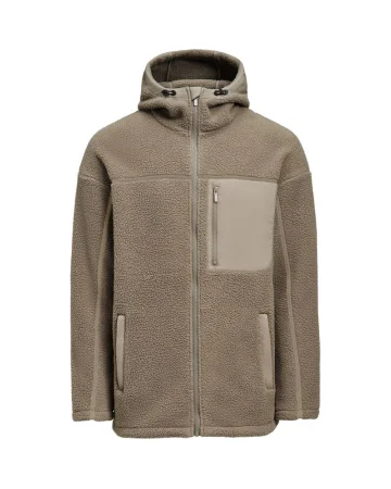Chaqueta polar con capucha hombre james harvest montana pile