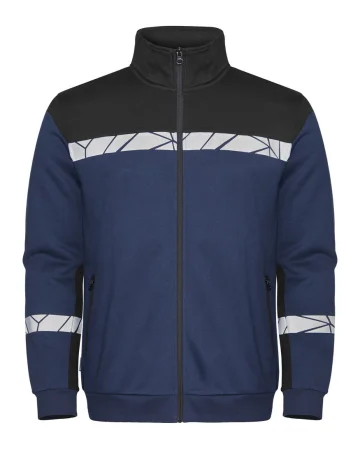 Sudadera de trabajo con cremallera completa hombre projob 7103