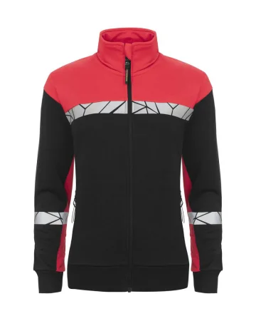 Sudadera de trabajo con cremallera completa mujer projob 7105