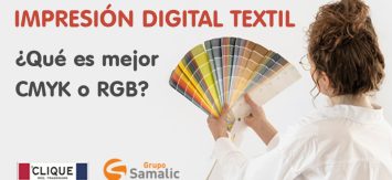 Impresión digital textil, ¿qué es mejor CMYK o RGB?